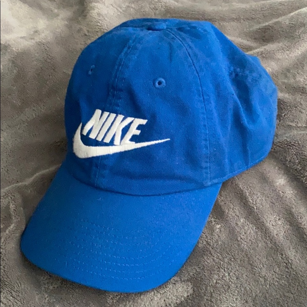 Blue Nike cap